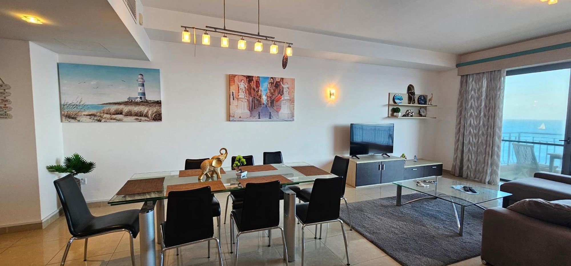 Apartamento Seaview 3 Bedrooms In Balluta Sliema