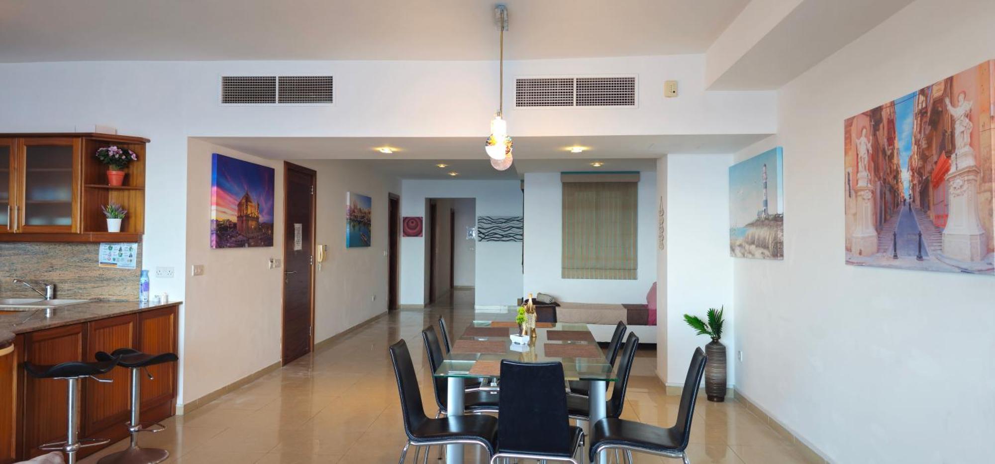 Apartment Seaview 3 Bedrooms In Balluta Sliema